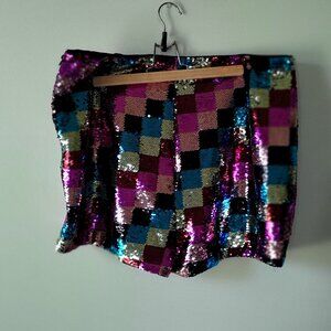 BooHoo Sequin Shorts